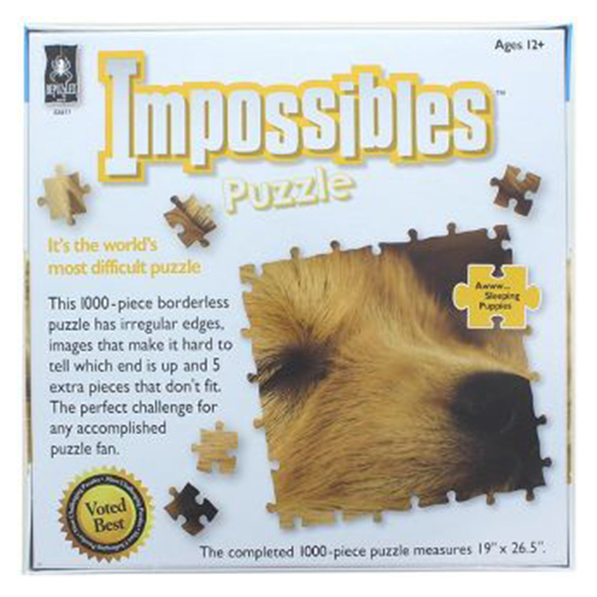 Impossibles 1000pc - Aww... Sleeping Puppies