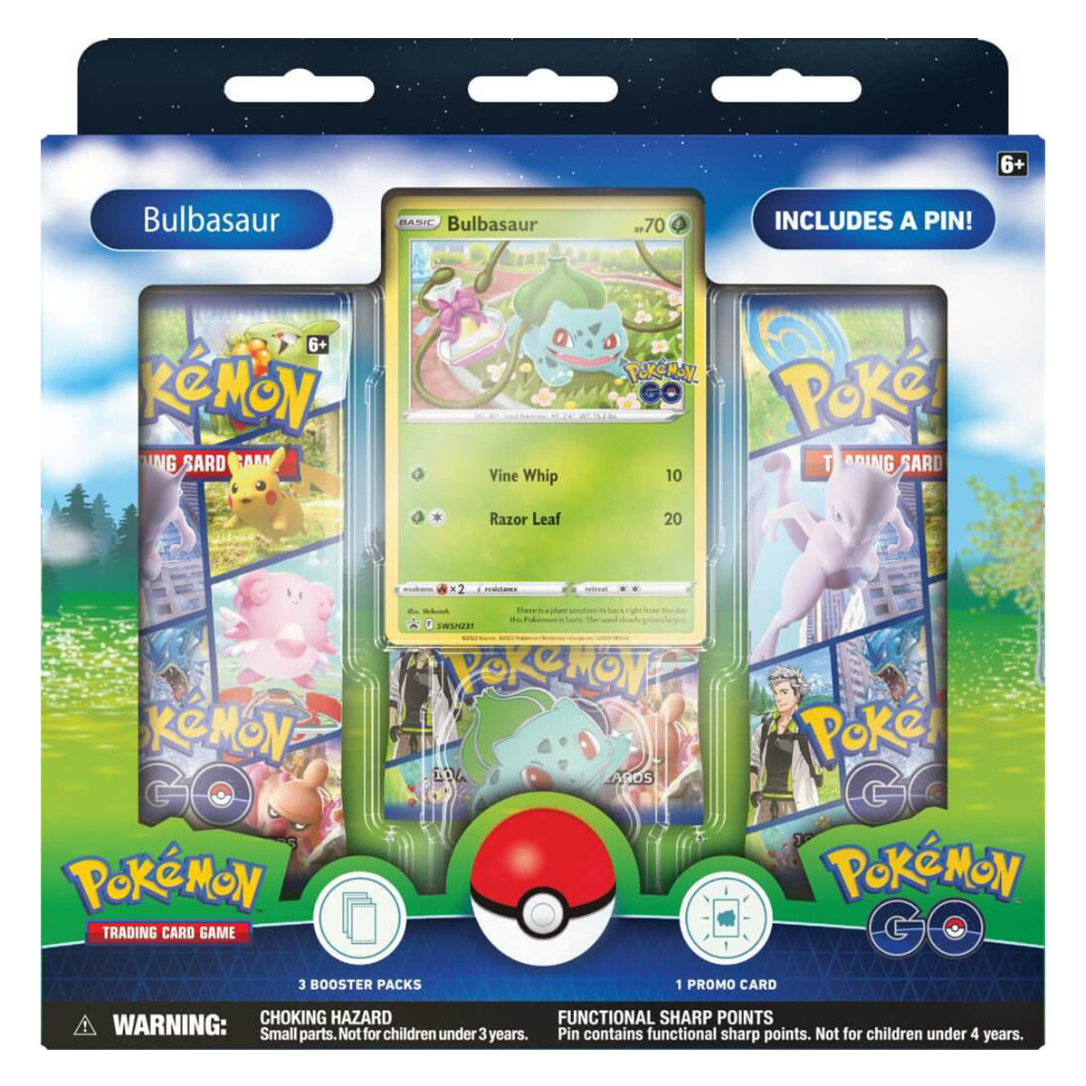 Pokemon GO Pin Collection (Set of 3) POKEMON TCG