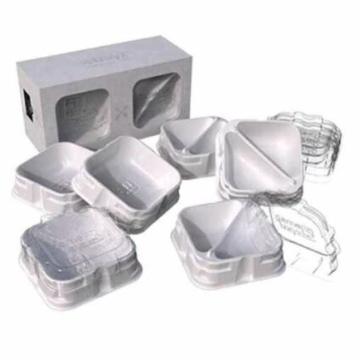 X-Trayz White (Pack of 3 Single and 3 Double Trayz)