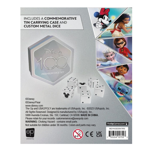 Disney 100 Premium Dice Set