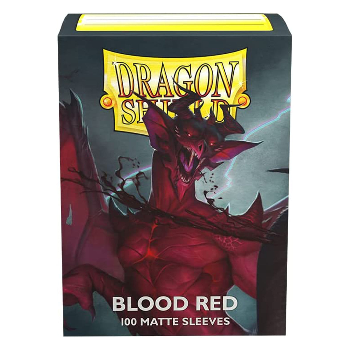 Dragon Shield Standard 100ct Matte Blood Red Sleeves 63x88mm