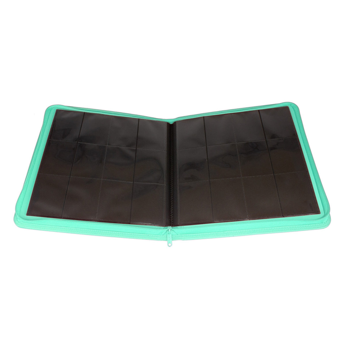STEALTH 12 Pocket Zip Trading Card Binder - TURQUOISE