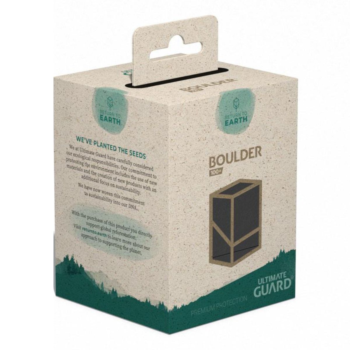Ultimate Guard Return to Earth Boulder 100+ Deck Box Black