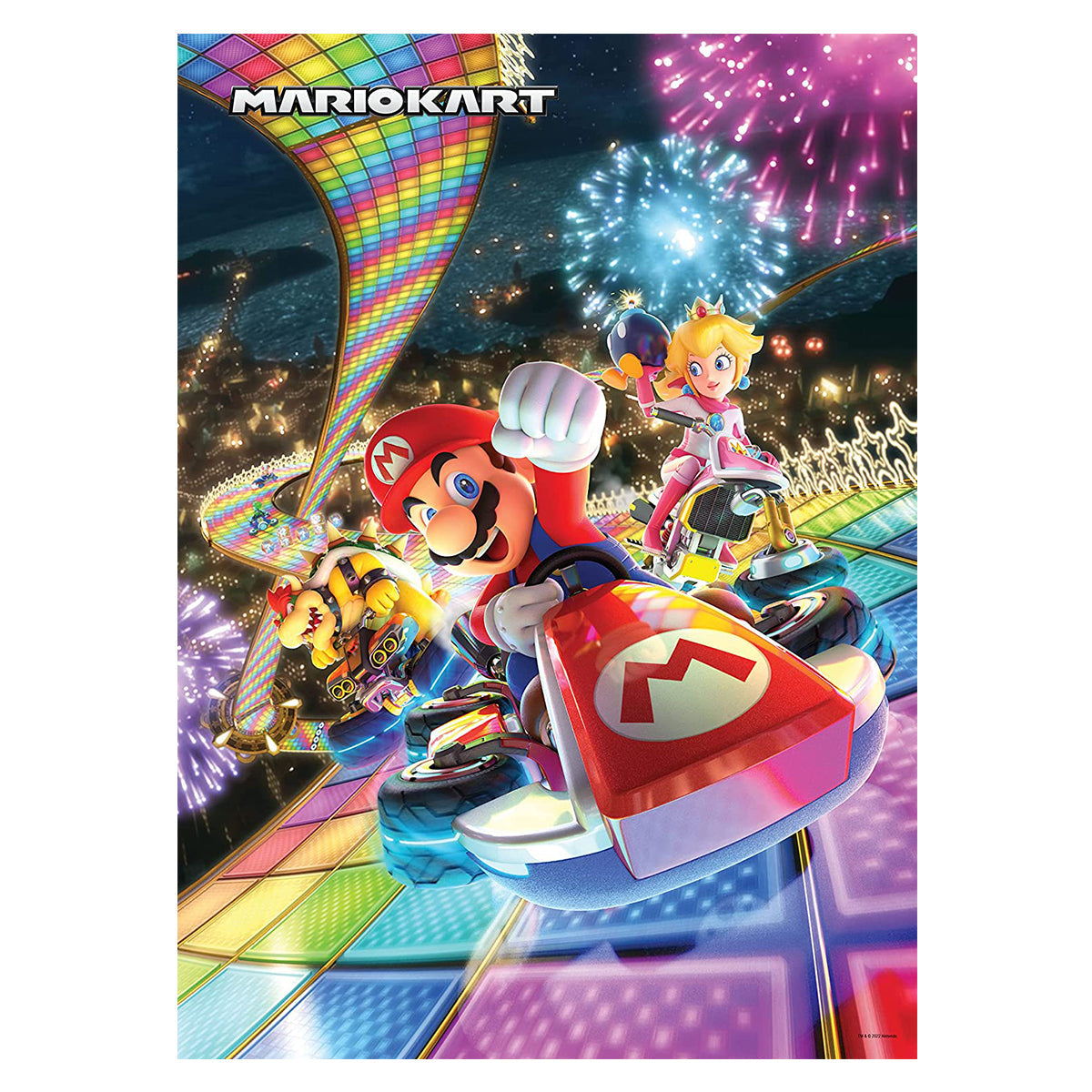 Mario Kart "Rainbow Road" 1000-Piece Puzzle