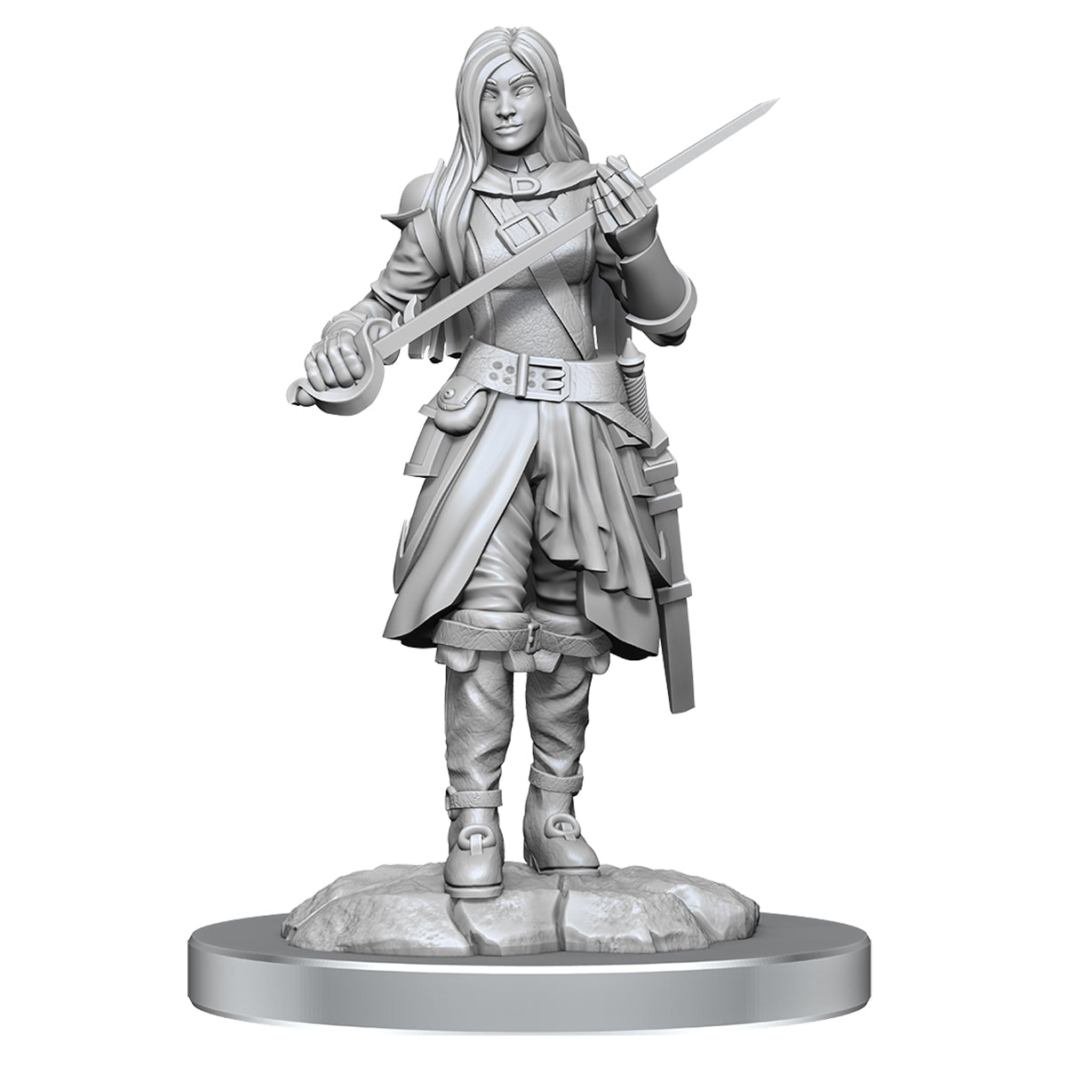 D&D Nolzurs Marvelous Unpainted Miniatures Half-Elf Rogue Female