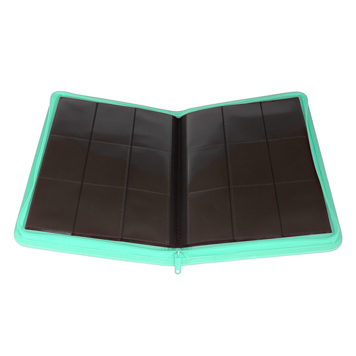 STEALTH 9 Pocket Zip Trading Card Binder - TURQUOISE