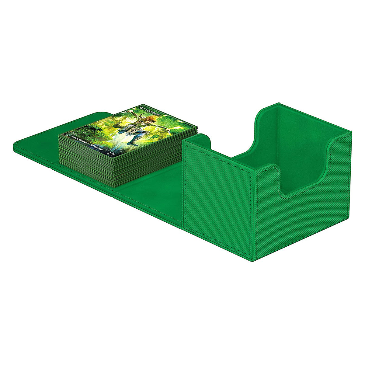 Ultimate Guard Sidewinder 100 Xenoskin Monocolor Green Deck Box