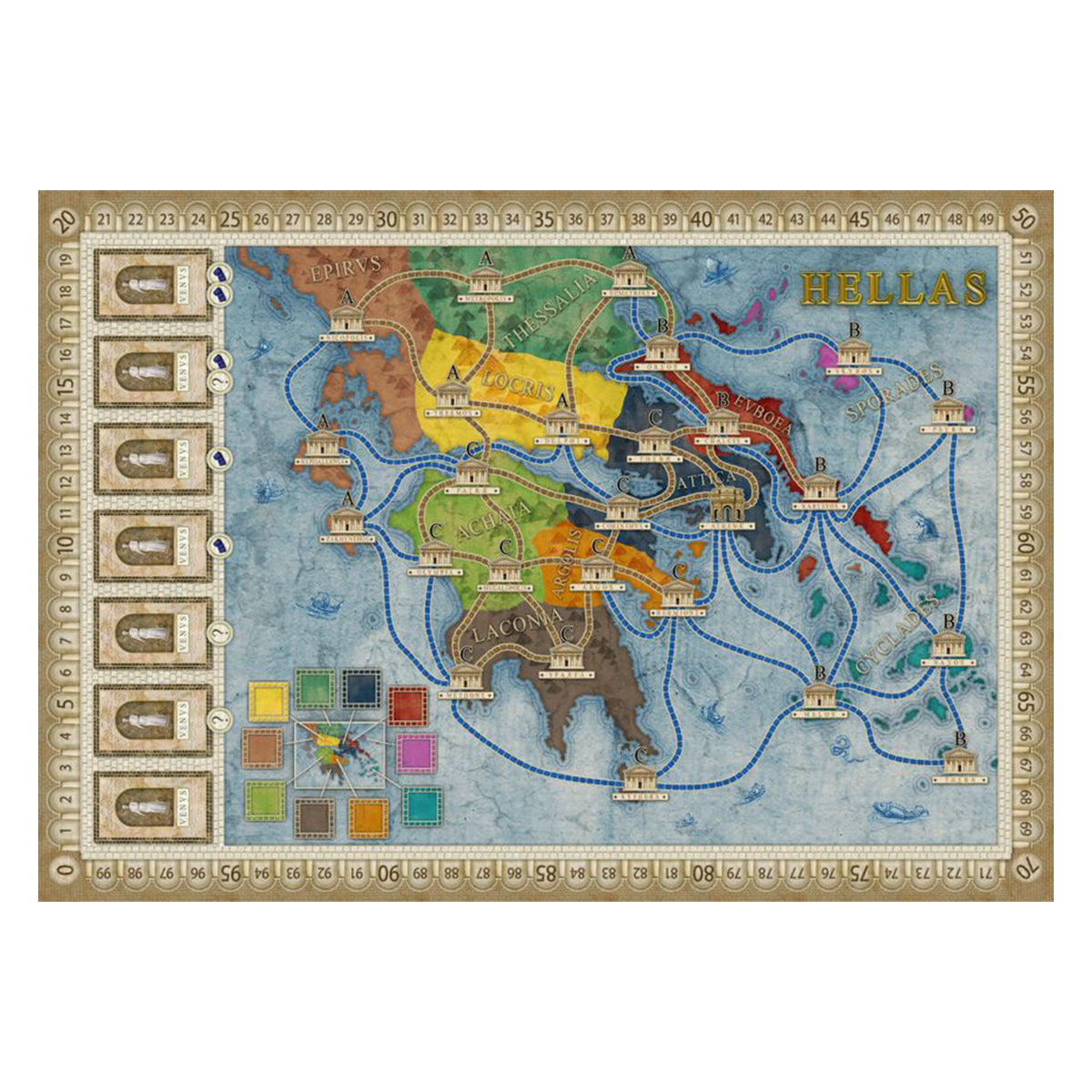 Concordia Base Game and Venus Expansion