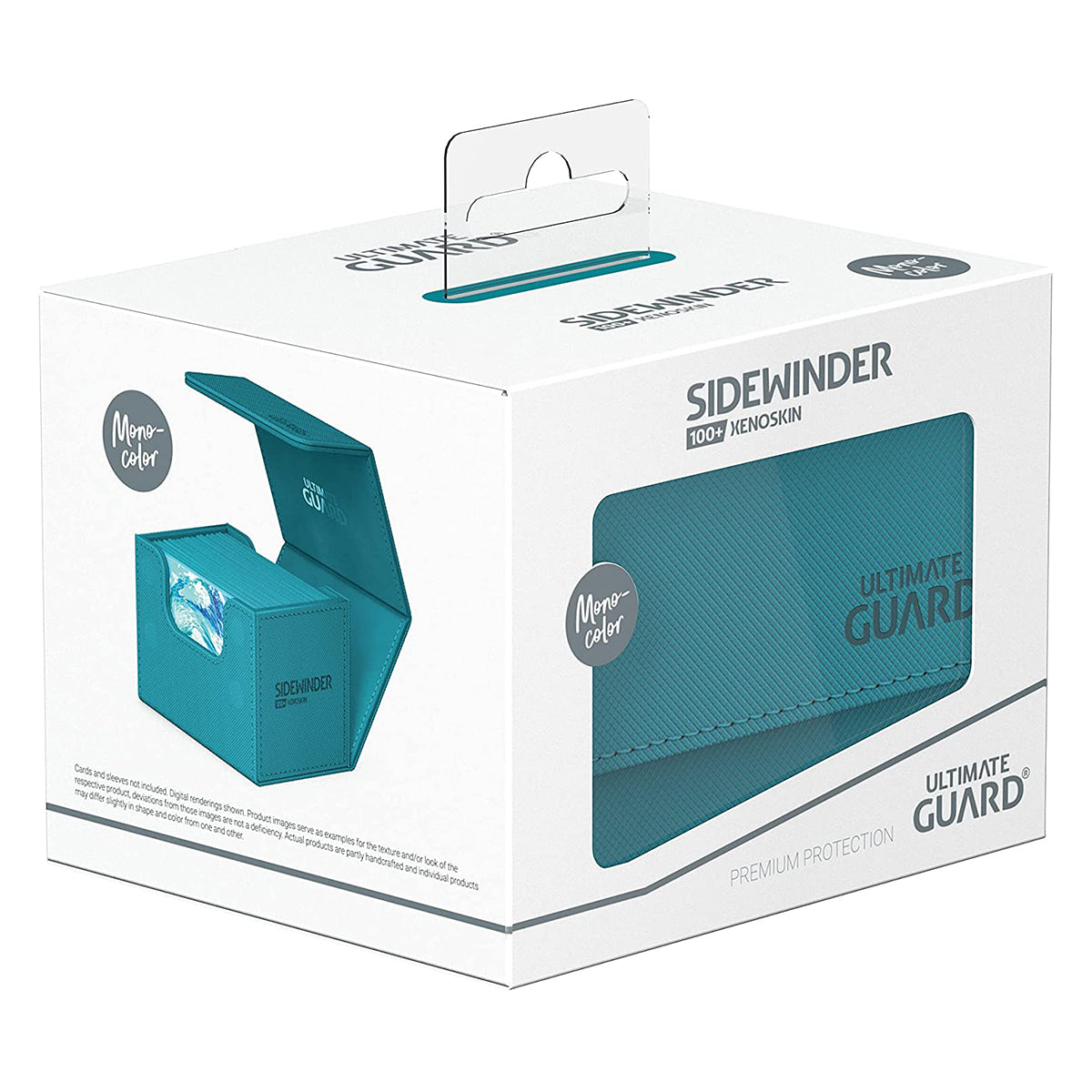 Ultimate Guard Sidewinder 100+ Xenoskin Monocolor Petrol Deck Box