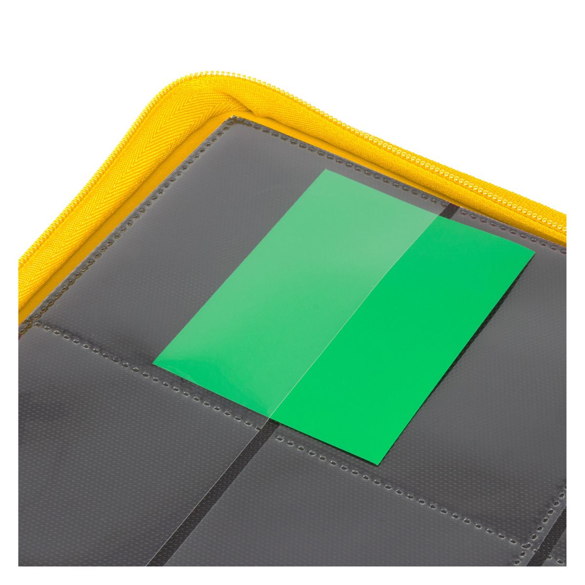 Collector's Series 12 Pocket Zip Trading Card Binder - YELLOW