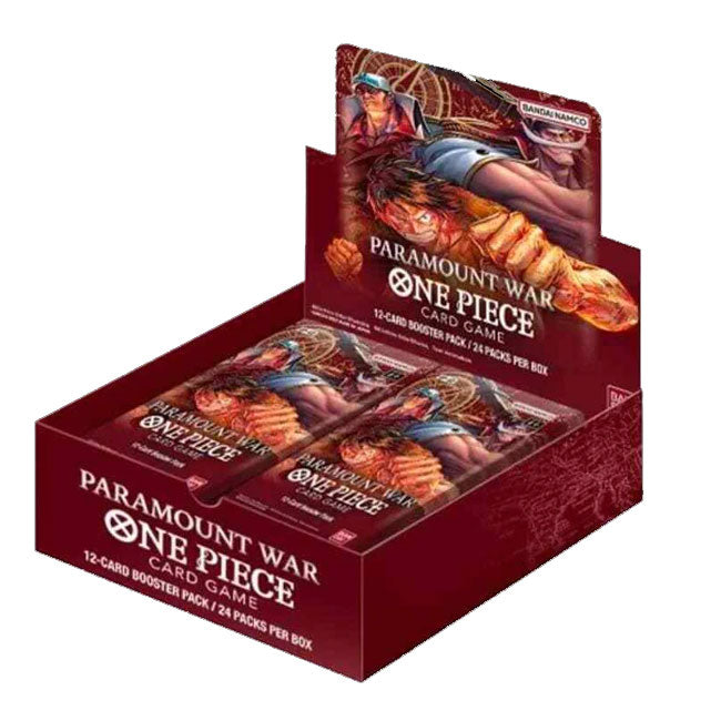 OP-02 Paramount War One Piece Card Game booster display