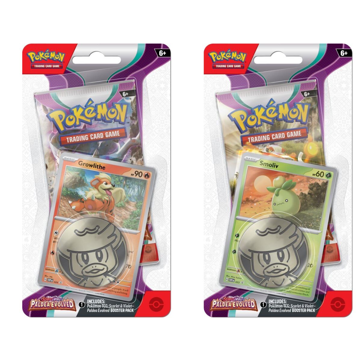 POKEMON TCG Scarlet & Violet Paldea Evolved Checklane Blisters (Pair)