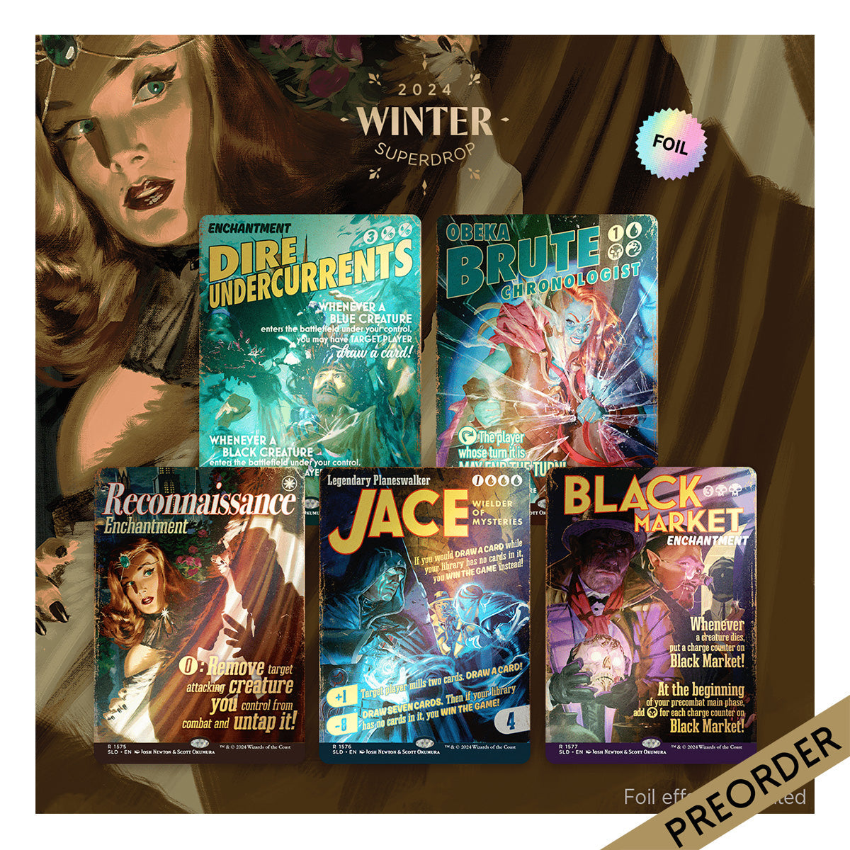 Secret Lair Winter Superdrop 2024 HardBoiled Thrillers Foil Edition