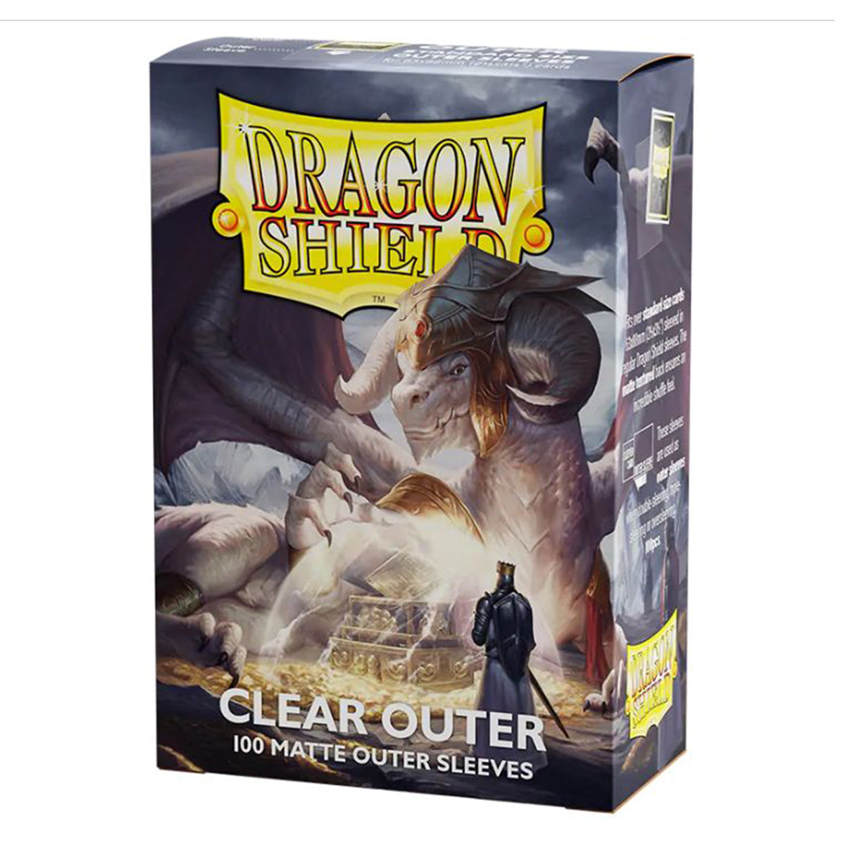 Dragon Shield Standard 100ct Matte Clear Outer Sleeves