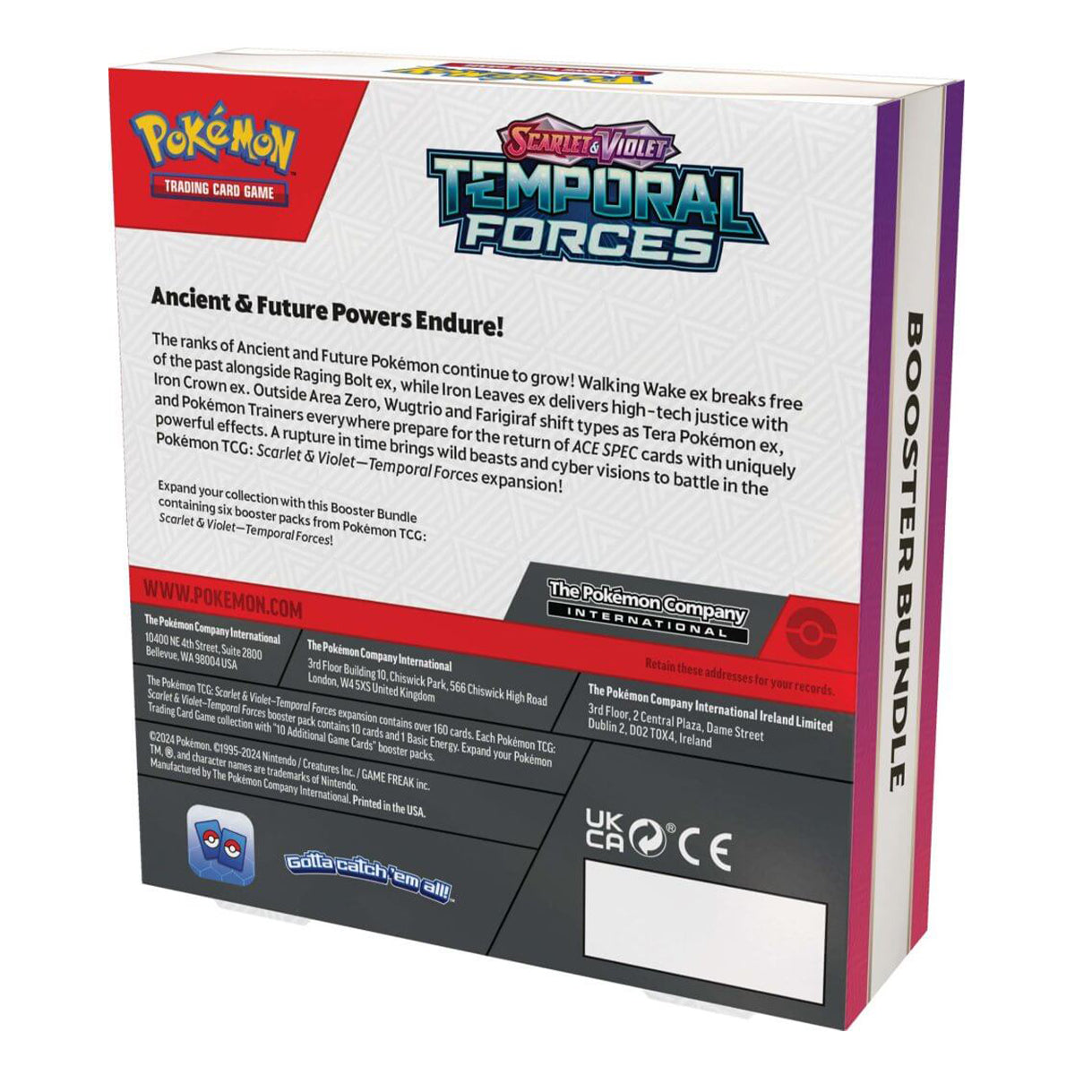 Scarlet & Violet Temporal Forces Booster Bundle POKEMON TCG