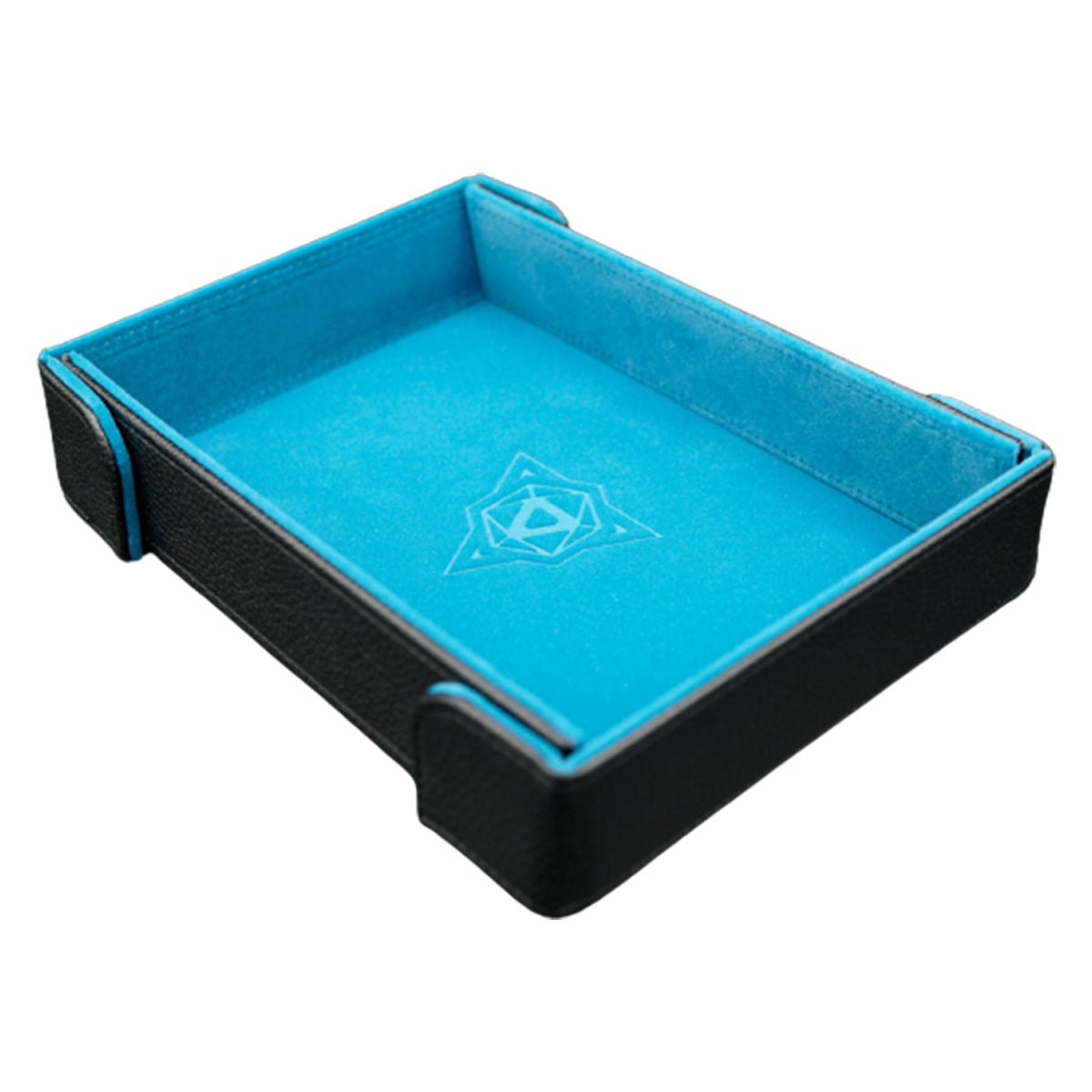 Die Hard Dice Folding Rectangle Tray Teal Velvet