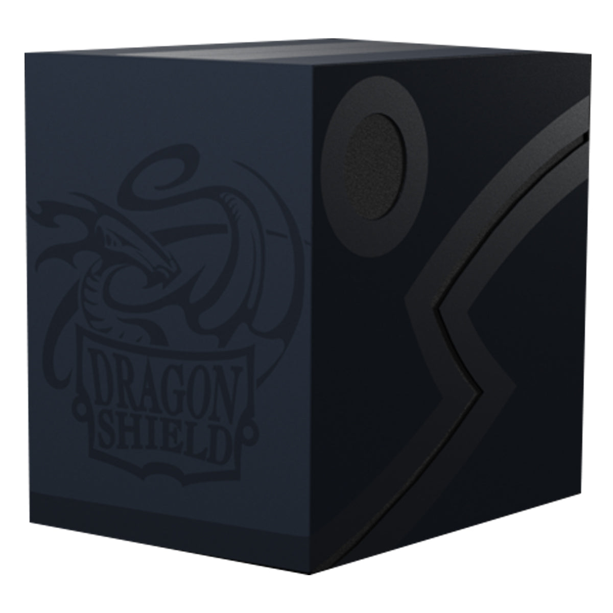 Dragon Shield Revised Double Shell - Midnight Blue/Black Deck Box