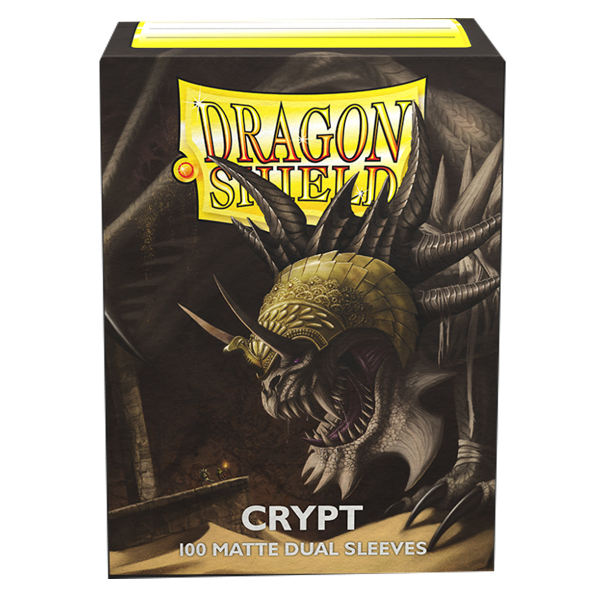 Dragon Shield Standard 100ct Dual Matte Crypt Grey Sleeves 63x88mm
