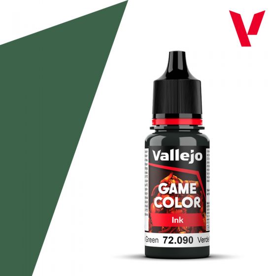 Vallejo Game Colour Black Green Ink 18ml (72.090)
