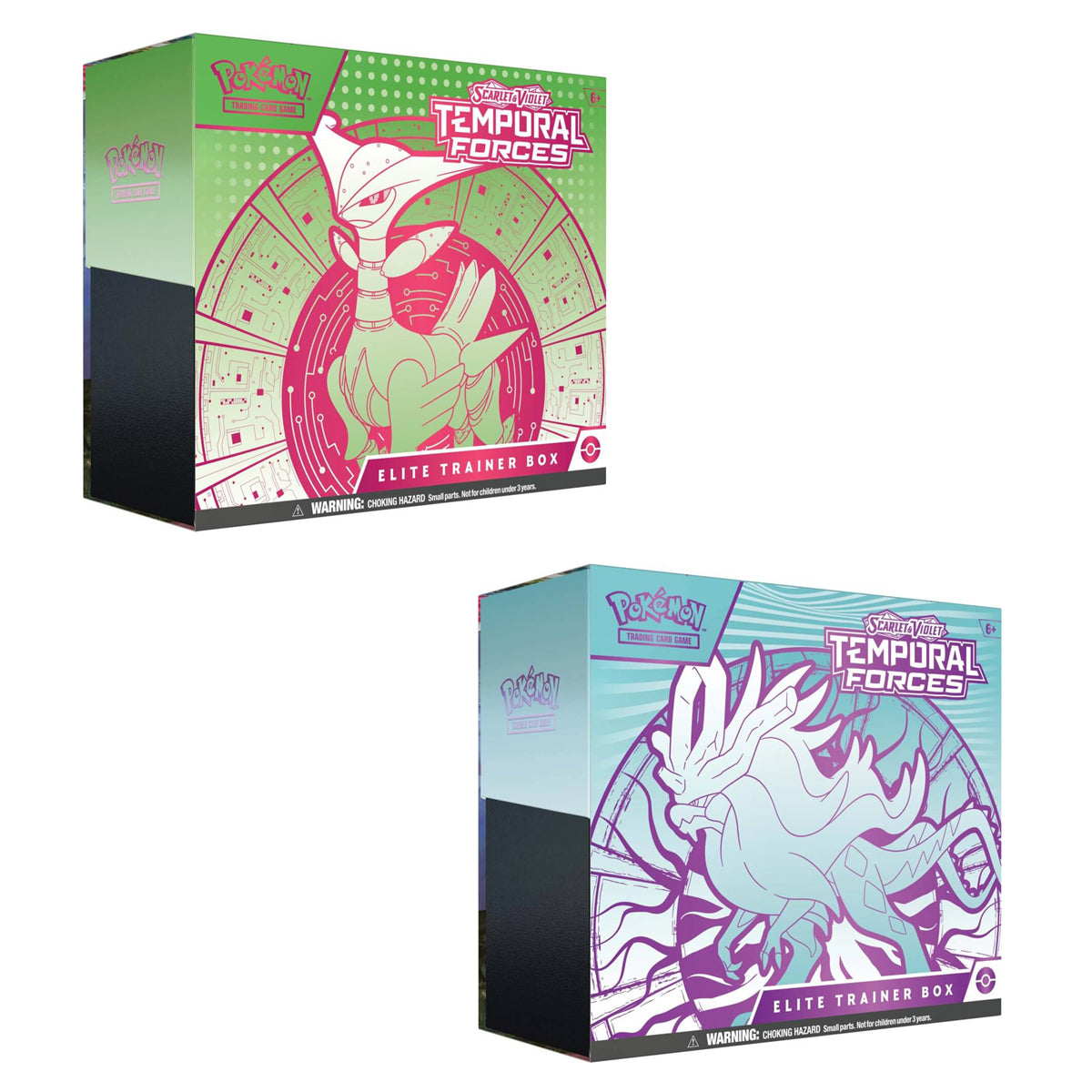 Scarlet & Violet Temporal Forces Elite Trainer Boxes (Pair) POKEMON TCG