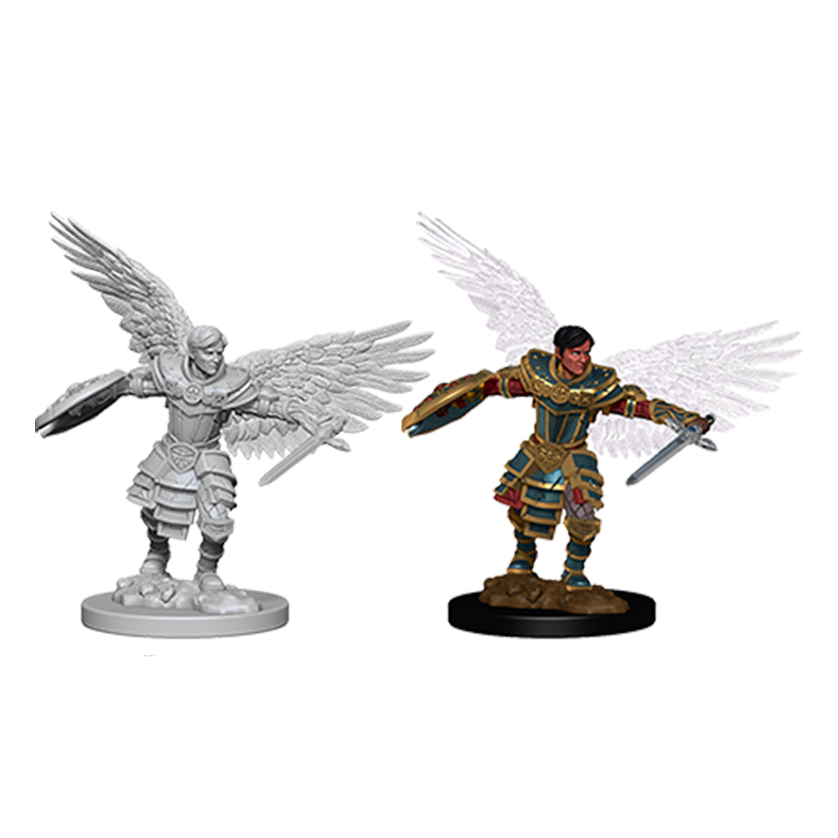 D&D Nolzurs Marvelous Unpainted Miniatures Male Aasimar Fighter