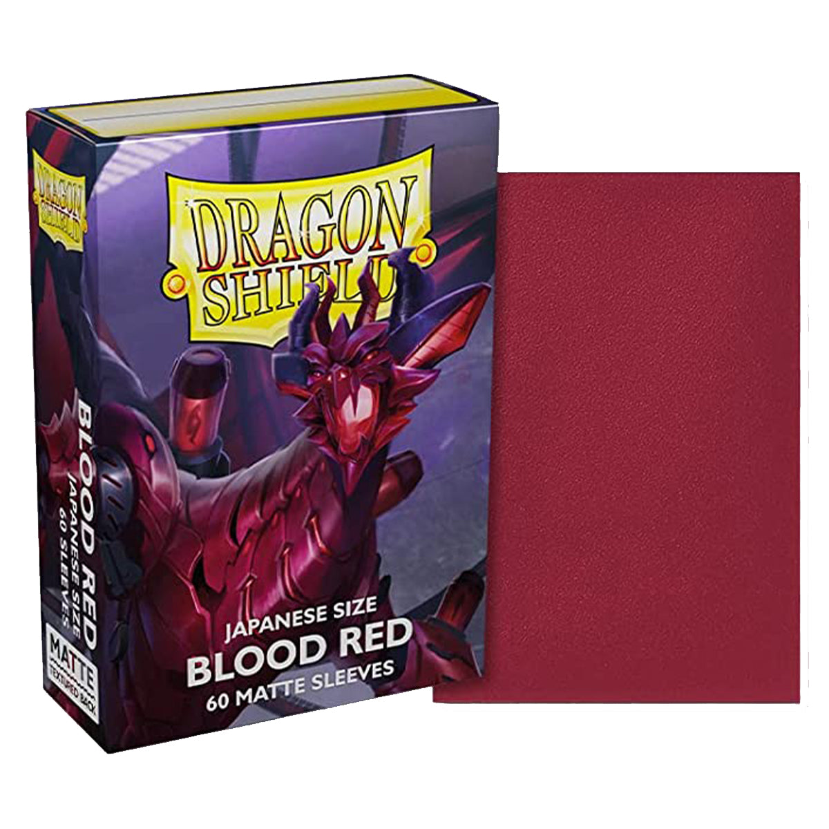 Dragon Shield Japanese 60ct Matte Blood Red Sleeves 59x86mm
