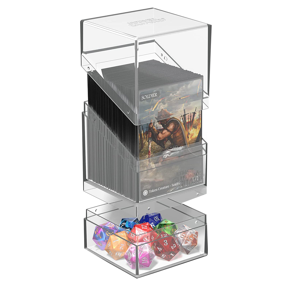 Ultimate Guard Boulder n Tray 100+ Clear Deck Box