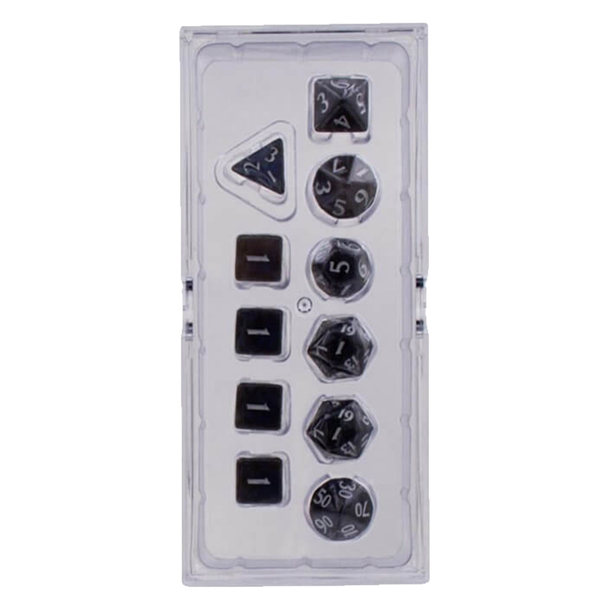 ULTRA PRO Eclipse 11 Dice Set Jet Black