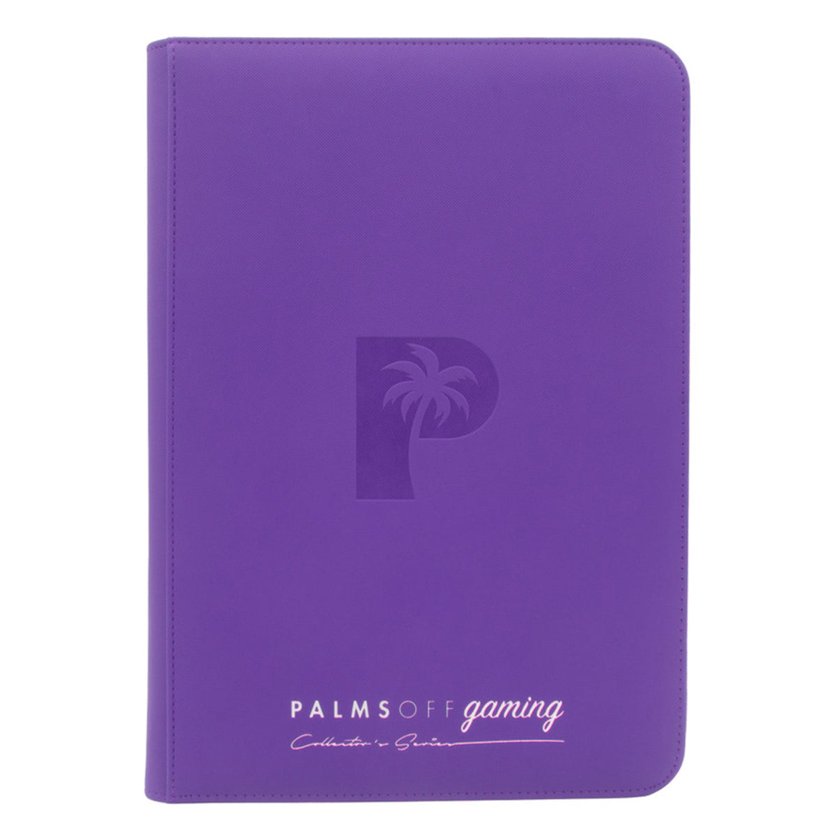Collector's Series TOP LOADER Zip Binder - CLEAR - Purple