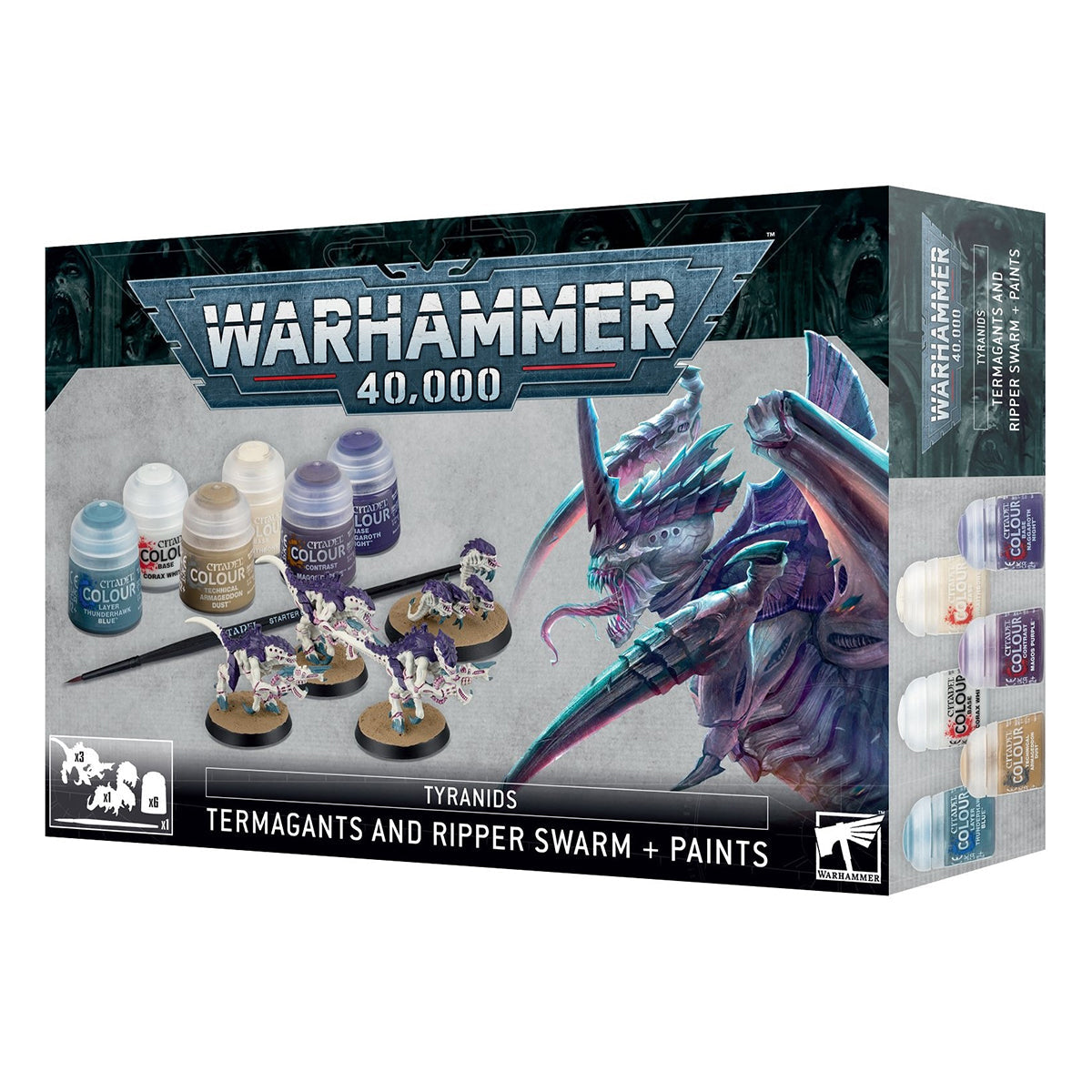 Warhammer 40K Termagants and Ripper Swarm + Paints