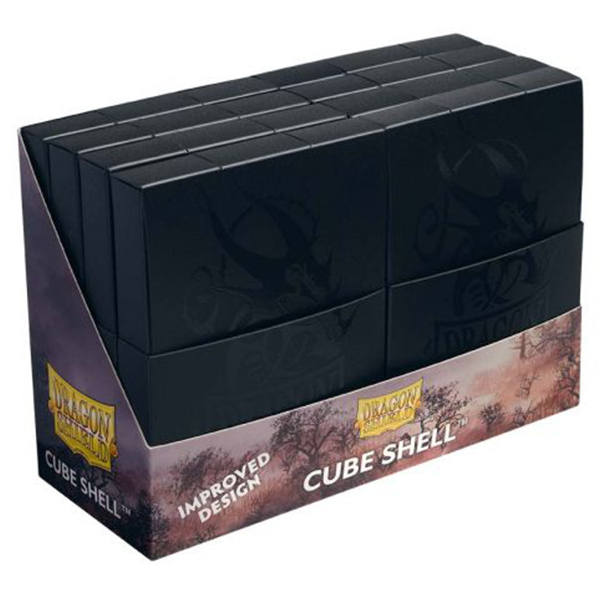 Dragon Shield Cube Shell Deck Box Shadow Black