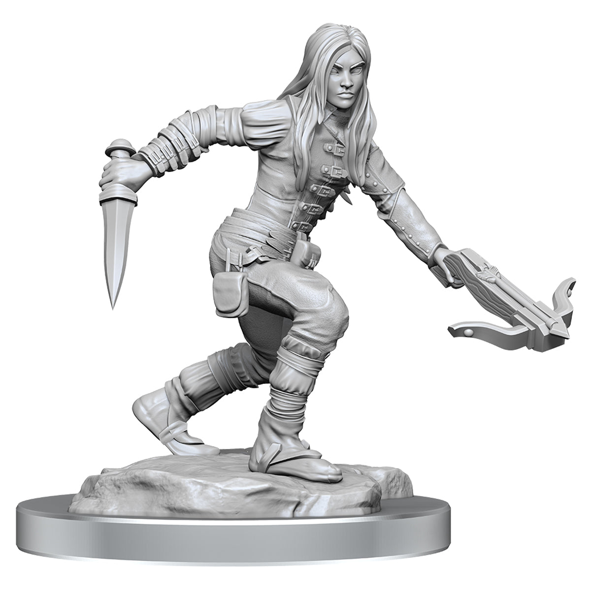 D&D Nolzurs Marvelous Unpainted Miniatures Half-Elf Rogue Female