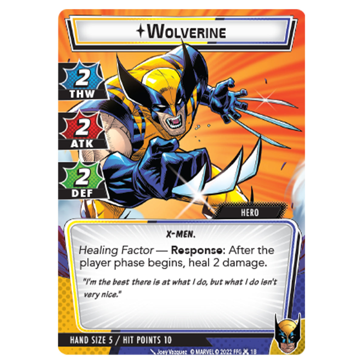 Marvel Champions LCG Wolverine Hero Pack