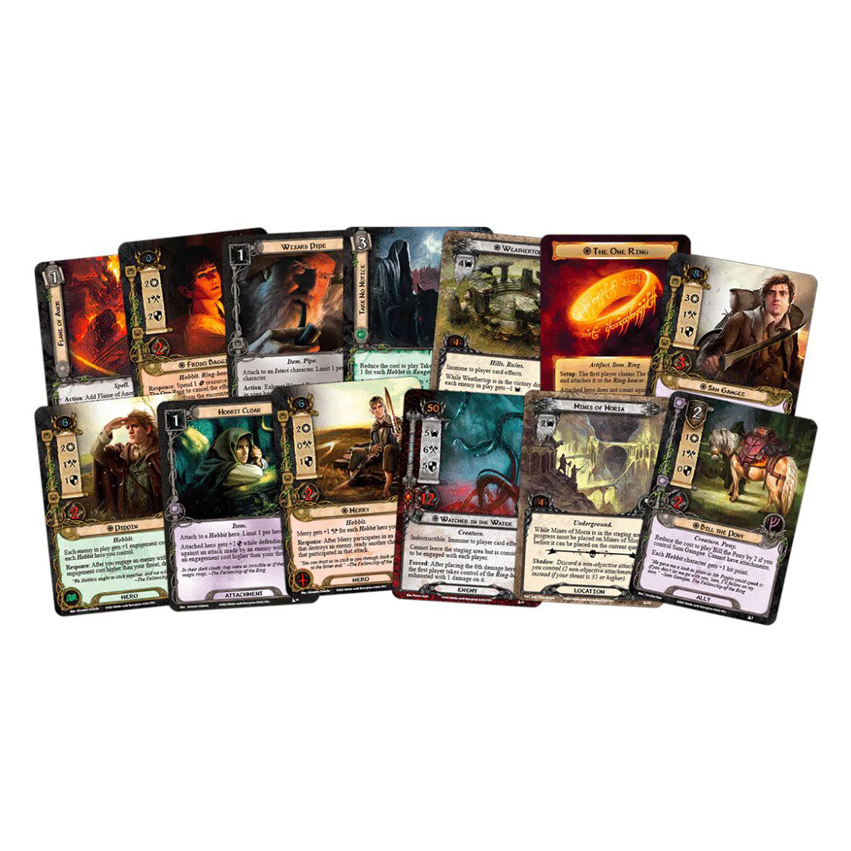 The Lord of the Rings LCG The Fellowship of the Ring Saga Expansion