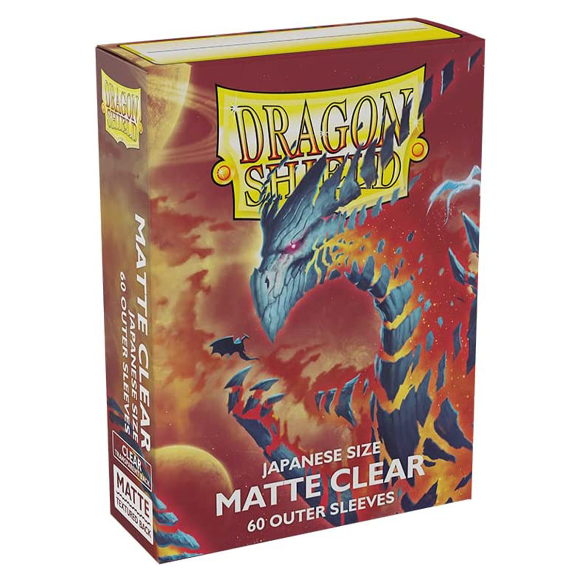 Dragon Shield Japanese 60ct Matte Clear Outer Sleeves 59x86mm