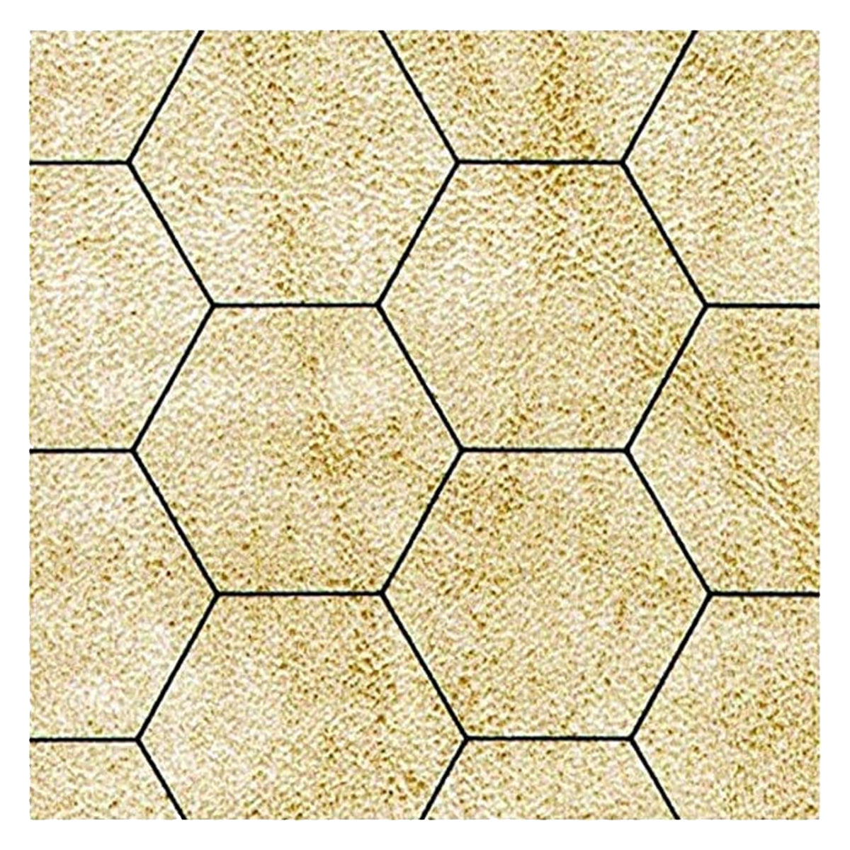Reversible Megamat 1 Squares & 1 Hexes 34.5 x 48 Inches