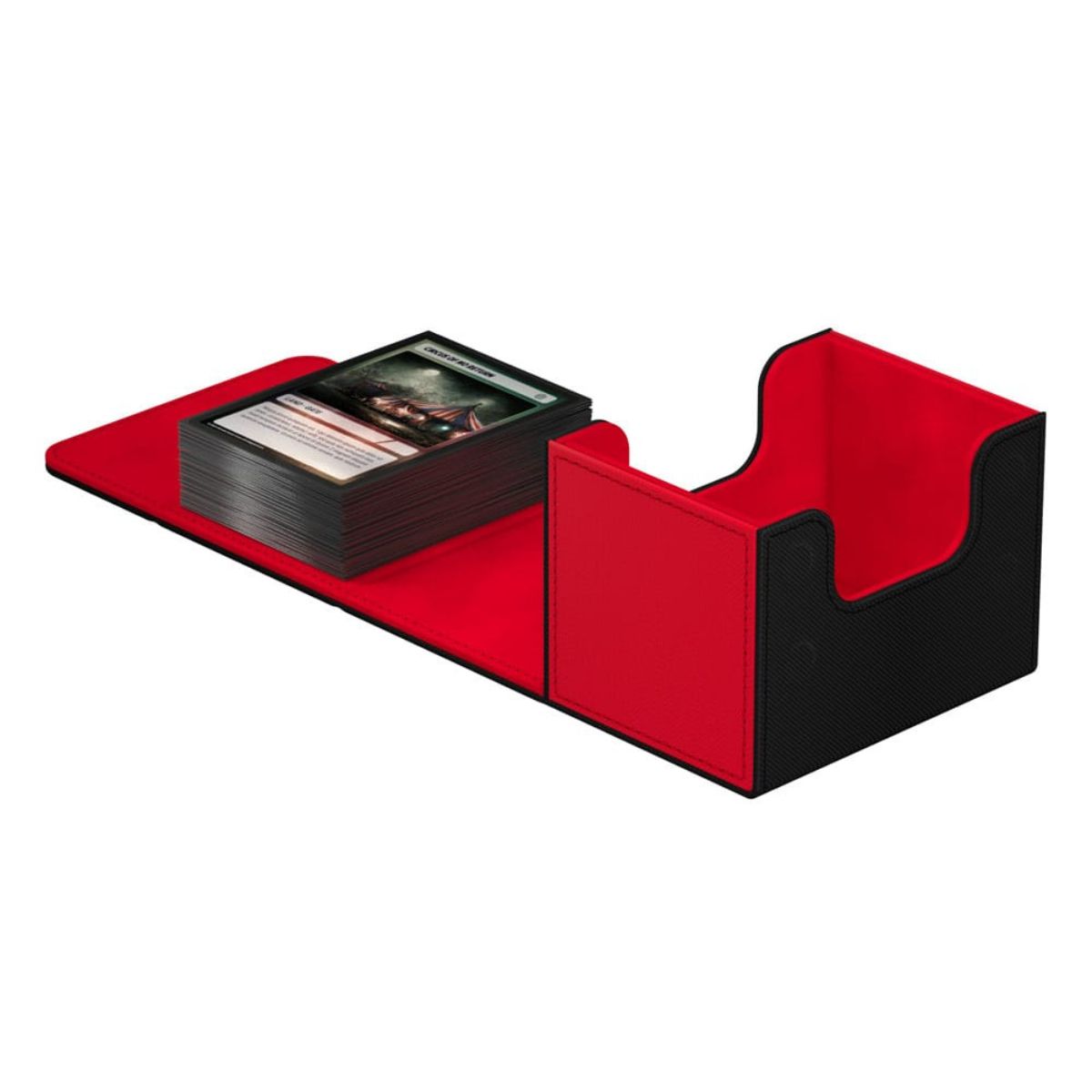 Ultimate Guard Synergy Sidewinder 100+ Black/Red Deck Box