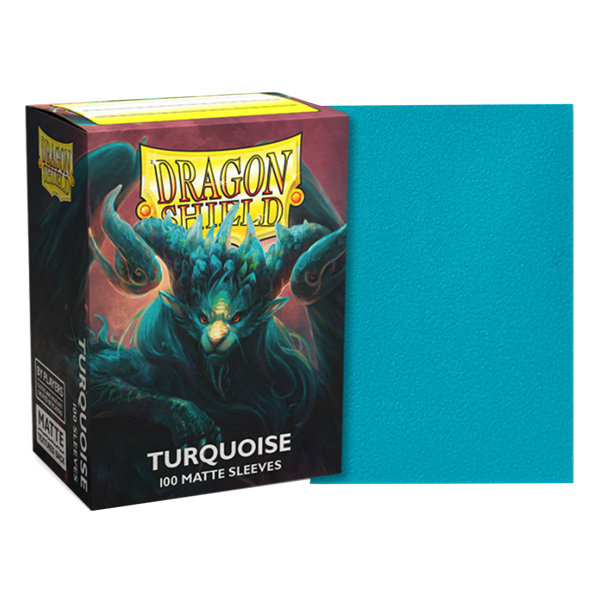 Dragon Shield Standard 100ct Matte Turquoise Sleeves 63x88mm