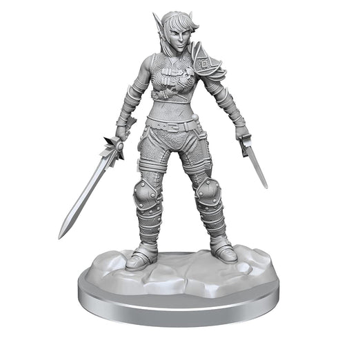 D&D Nolzurs Marvelous Miniatures Elf Rogue & Half-Elf Rogue Protege
