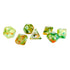 Chessex CHX 27555 Nebula Polyhedral Spring/White Luminary 7-Die Set