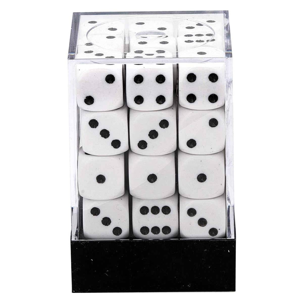CHX_D6_12MM_36PC_WHTBLK