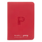 Collector's Series TOP LOADER Zip Binder - CLEAR - Red