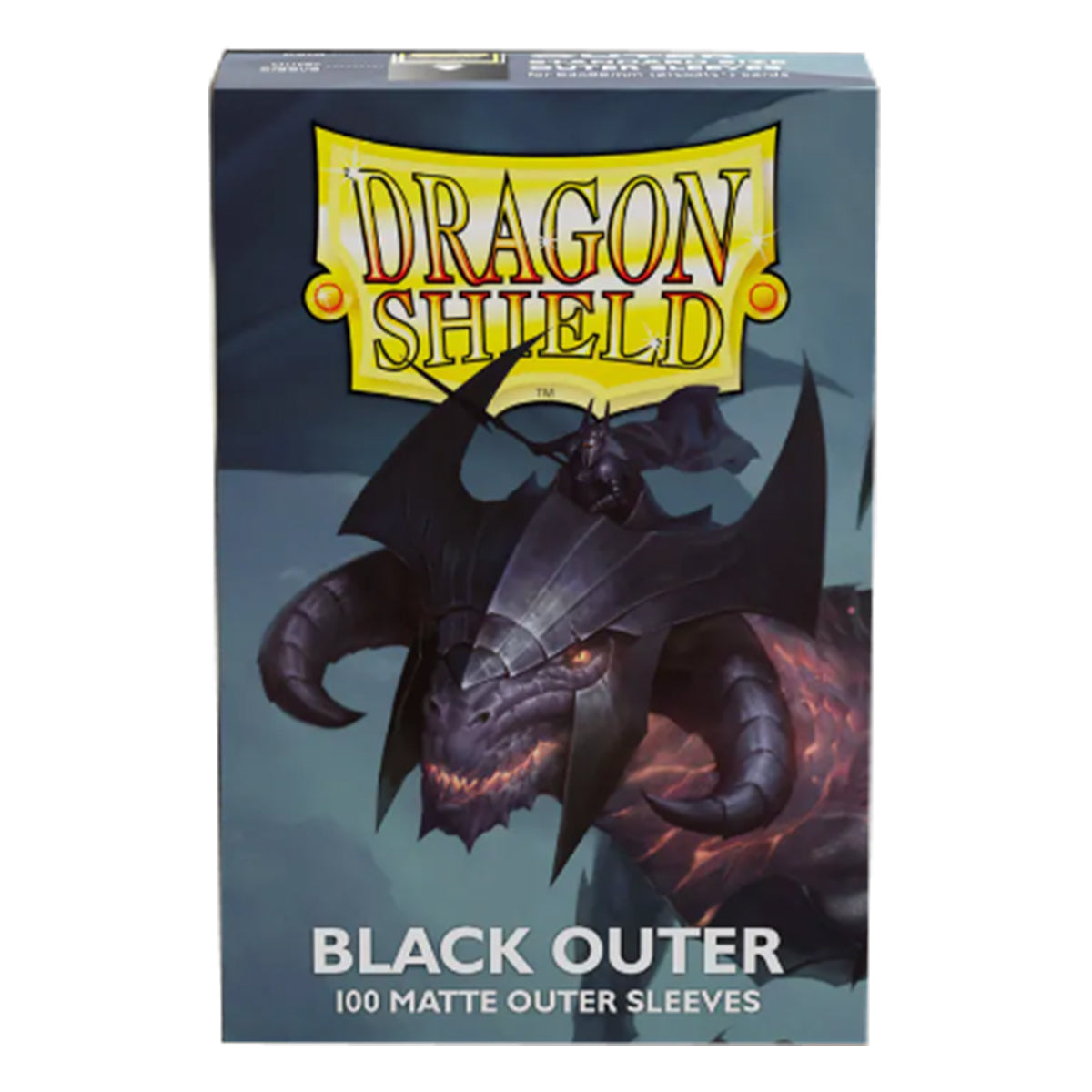 Dragon Shield Matte Black Standard Size Outer Sleeves