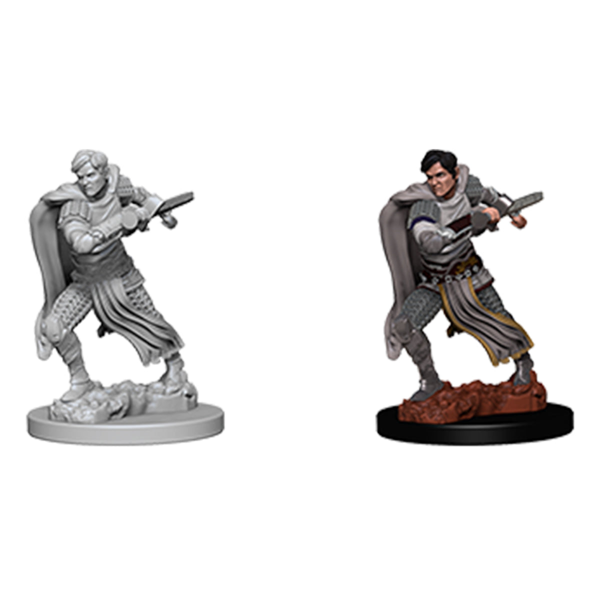 D&D Nolzurs Marvelous Unpainted Miniatures Male Aasimar Fighter