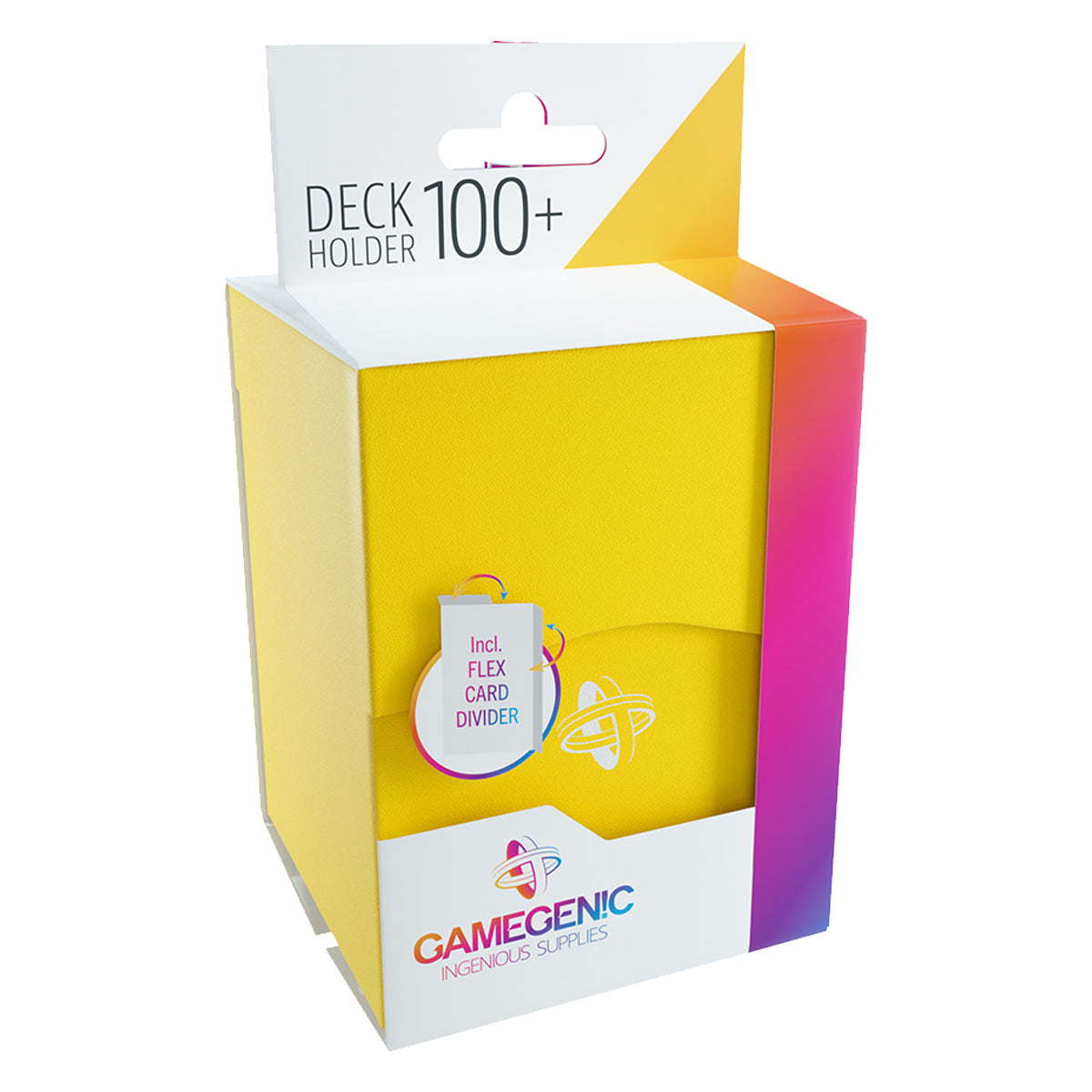 Gamegenic Deck Holder 100+ Yellow Deck Box
