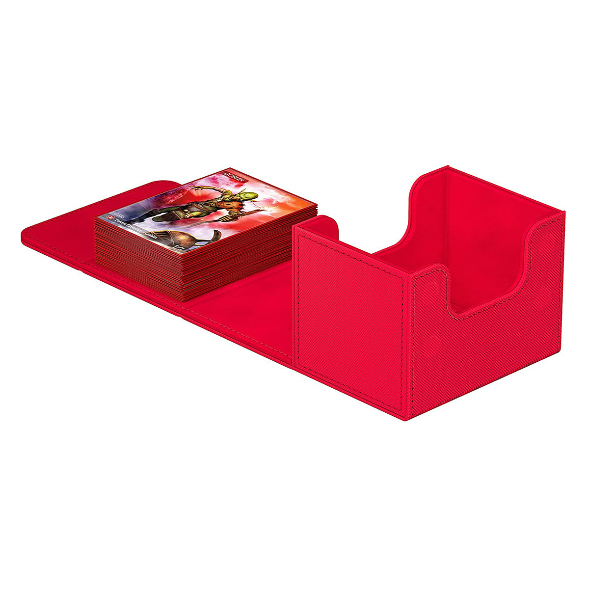Ultimate Guard Sidewinder 100 Xenoskin Monocolor Red Deck Box