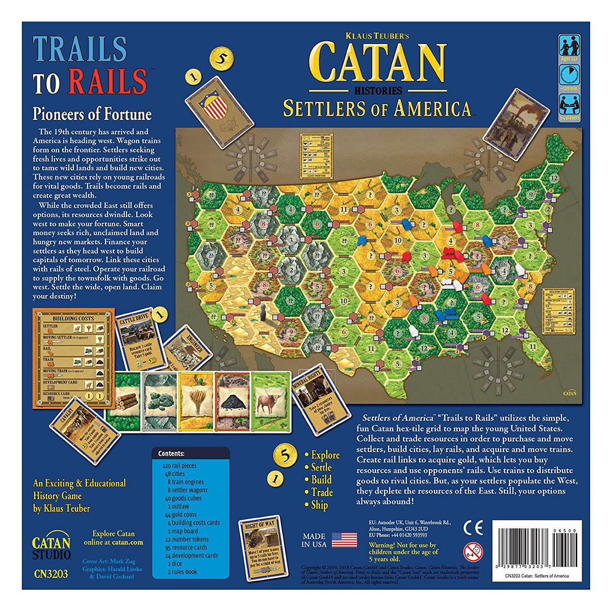 Catan Histories Settlers of America Trails to Rails