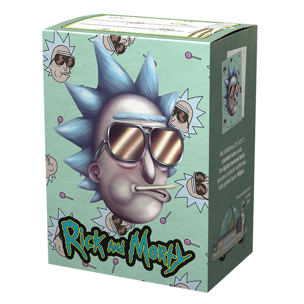 Dragon Shield 100ct Brushed Art  Cool Rick Sleeves