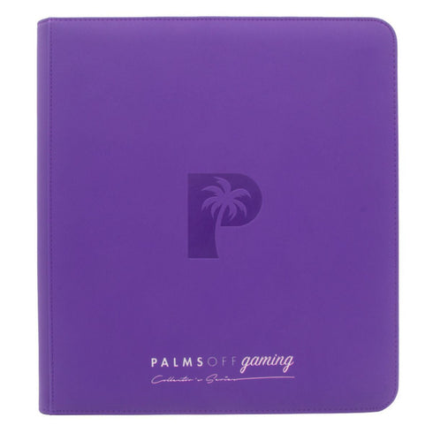 Collector's Series 12 Pocket Zip Trading Card Binder - PURPLE