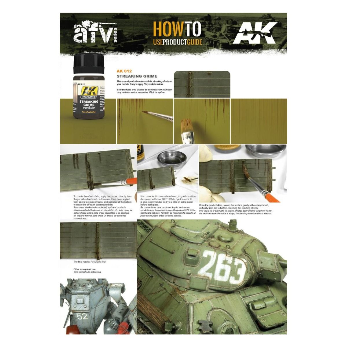 AK Interactive Weathering Products - Streaking Grime General